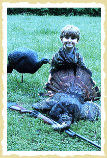 Lake Melton gets his first turkey at the age of 5!
